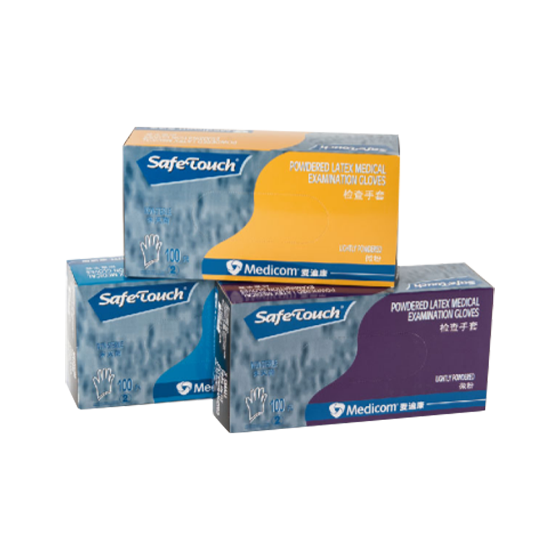 检查手套 SAFETOUCH POWDERED LATEX MEDICAL EXAMINATION GLOVES(1125C 乳胶有粉中号)