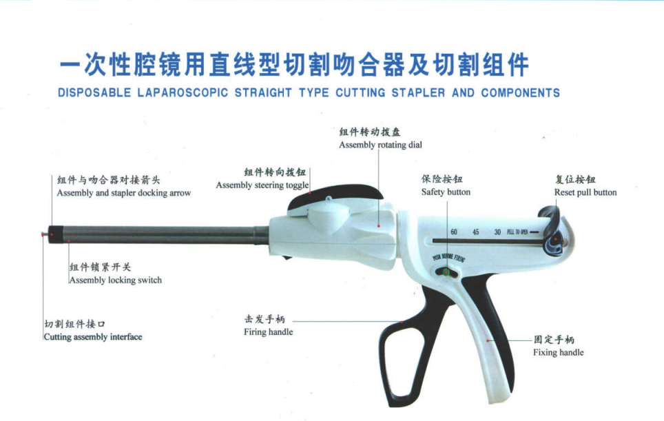 常州微凯一次性腔镜用直线型切割吻合器及切割组件 WNQM