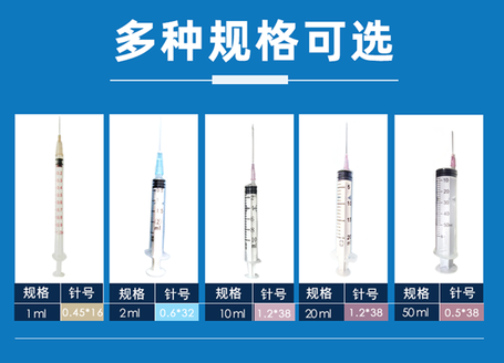 一次性使用无菌注射器 带针 注射器5mL 注射针0.7mm*32mm TWLB