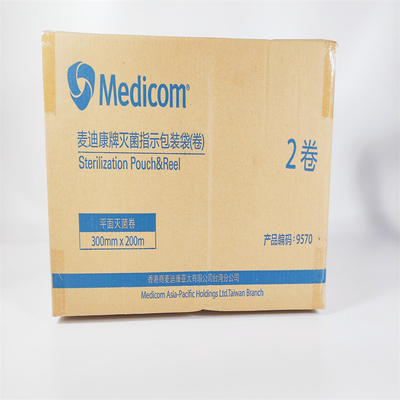 麦迪康 麦迪康牌灭菌指示包装袋(卷) 9570 平面灭菌卷300mmx200m
