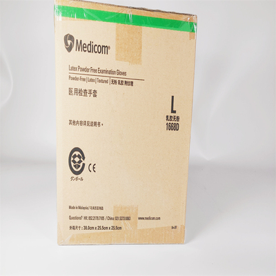 麦迪康 医用检查手套 LATEX POWDERED EXAMINATION GLOVES(无粉乳胶检查手套)(1668D L)