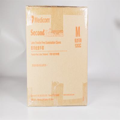 麦迪康 医用检查手套 LATEX POWDER FREE EXAMINATION GLOVES(无粉乳胶检查手套)(SCS861202C M)