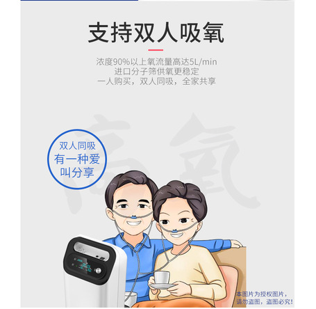 其他 小型医用制氧机 雾化功能:KJR-Y58W