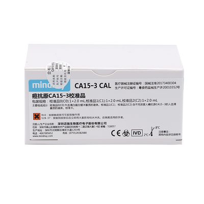 迈瑞 癌抗原CA15-3校准品 校准品0(C0):1×2.0mL,校准品1(C1):1×2.0mL,校准品2(C2):1×2.0mL.