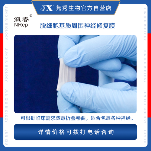 隽秀生物 脱细胞基质周围神经修复膜 JX-10 10mm×10mm×0.09mm