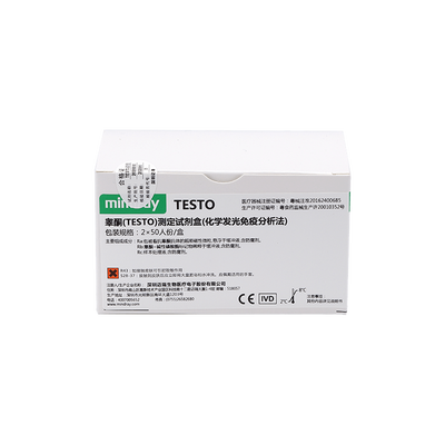 迈瑞 睾酮(TESTO)测定试剂盒(化学发光免疫分析法) 2×50人份/盒