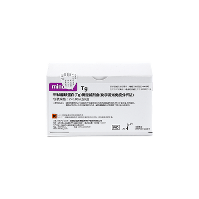 迈瑞 甲状腺球蛋白(Tg)测定试剂盒(化学发光免疫分析法) 2×100人份/盒