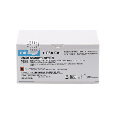总前列腺特异性抗原校准品 校准品0(C0):1×2.0mL,校准品1(C1):1×2.0mL,校准品2(C2):1×2.0mL