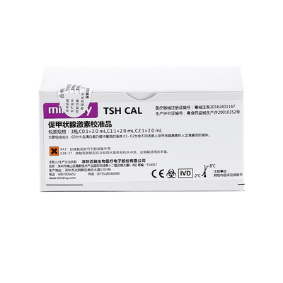 促甲状腺激素校准品 3瓶;C0:1×2.0 mL,C1:1×2.0 mL,C2:1×2.0 mL