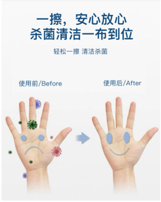 河南华药药业 75%酒精湿巾 酒精湿巾 50抽