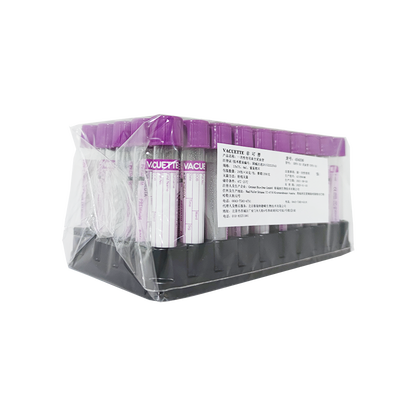 格瑞纳 一次性使用真空采血管 EDTA K3 采血管 EDTA K3(13×75 4ml 紫盖黑环)