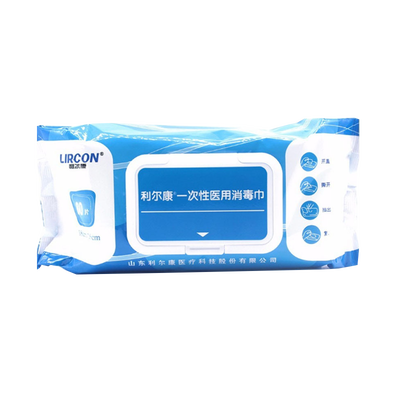 利尔康一次性医用消毒巾 80片/包