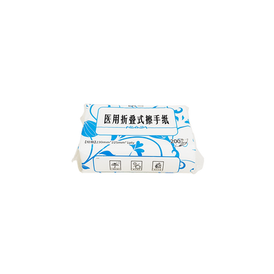 苏州洁蔓 利康医用折叠式擦手纸 230mm*225mm*1ply