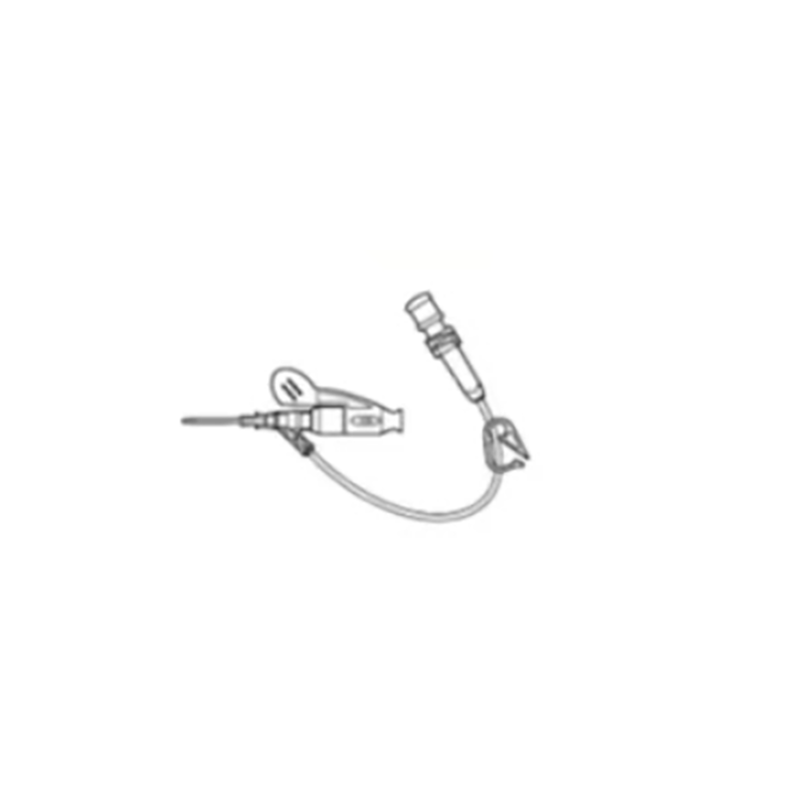 BD密闭式防针刺伤型静脉留置针 直型 肝素帽 0.7mm×19mm (带量采购  383715 24G×0.75IN)