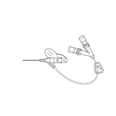 BD 密闭式静脉留置针 Y型 0.7mm×19mm(带量采购383080 祥玛™ 2个 肝素帽 24G×0.75" )