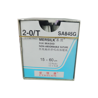 强生 丝线编织非吸收性缝线 不带针:SA845G
