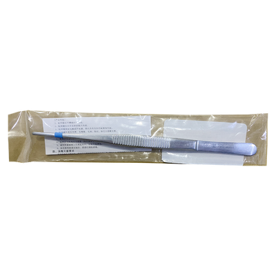 上海手术器械厂 医用镊 20cm横齿(敷料)