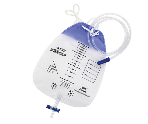 一次性使用防逆流引流袋 通用型:1500mL(带转换接头)