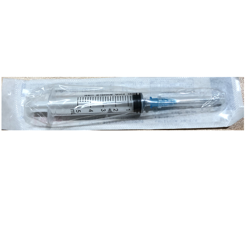 汇知康一次性使用无菌注射器 带针 5ml0.7×30TW LB