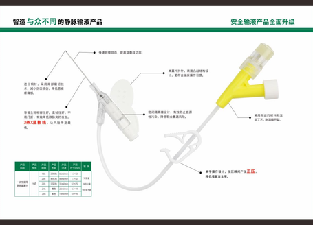 驼人 一次性使用静脉留置针 Y式 22G 0.9mm×25mm