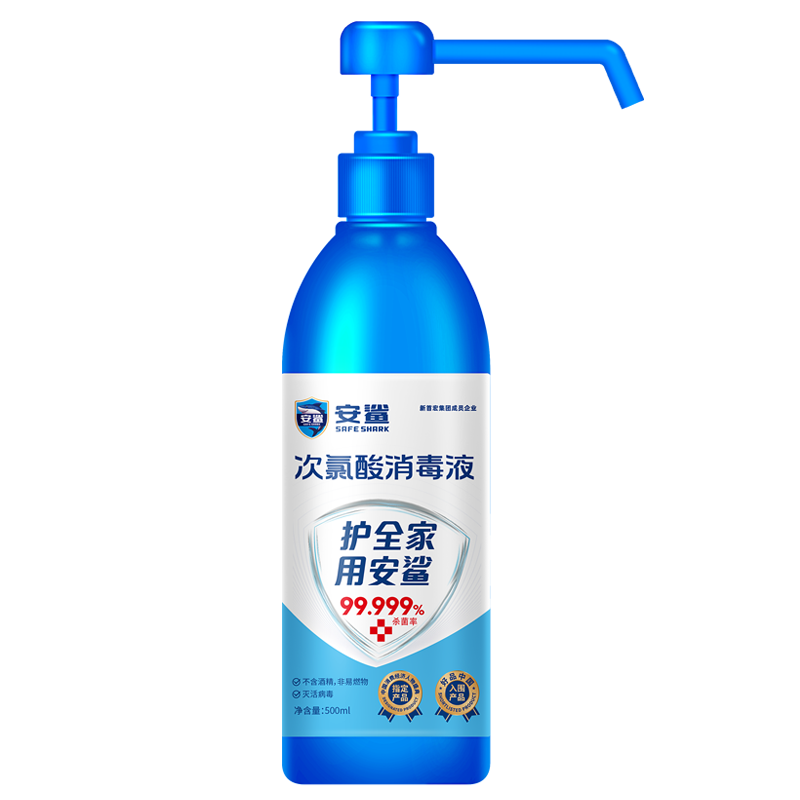 安鲨®次氯酸消毒液 液体/500m