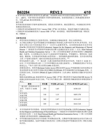 贝克曼 促甲状腺激素测定试剂盒(化学发光法) 2×100测试/盒