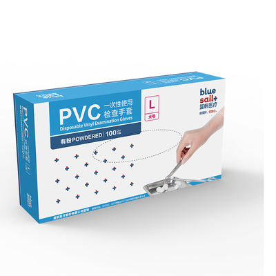 一次性使用PVC检查手套 有粉手套 M(中号)