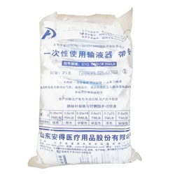 安得医疗 一次性使用输液器 带针 SYQ 0.55×18 RWLB