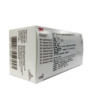 3M 3M ATTEST 压力蒸汽灭菌生物培养指示剂(快速) 1292