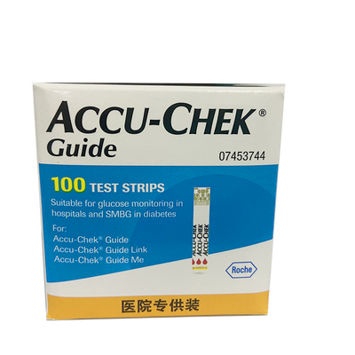 罗氏 血糖试纸(葡萄糖脱氢酶法) 100片试纸/包装(罗氏®智航®)