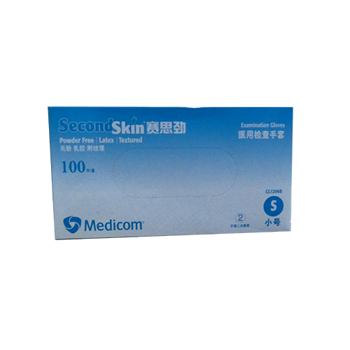 麦迪康医用检查手套 LATEX POWDER FREE EXAMINATION GLOVES(无粉乳胶检查手套)(S乳胶无粉1206B)