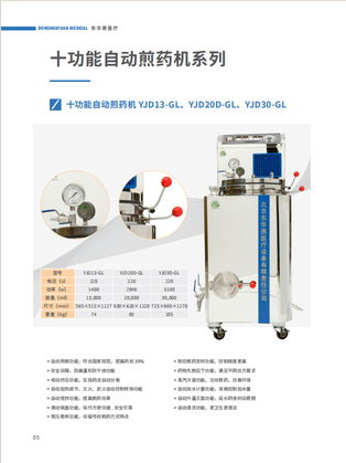 东华原 十功能自动煎药机 YJD20D-GL 20L
