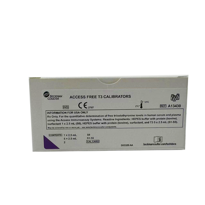 贝克曼 游离三碘甲状腺原氨酸校准品 校准品0(S0)–校准品5(S5),2.5 mL/ 瓶