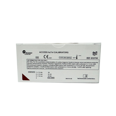 贝克曼 高敏肌钙蛋白I校准品 校准品0(S0)-校准品2(S2):1.5mL/瓶,校准品3(S3)-校准品6(S6):1mL/瓶.
