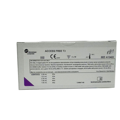 贝克曼 游离三碘甲状腺原氨酸测定试剂盒(化学发光法) 2 × 50测试/盒