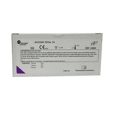 贝克曼 总甲状腺素测定试剂盒(化学发光法) 2×50测试/盒