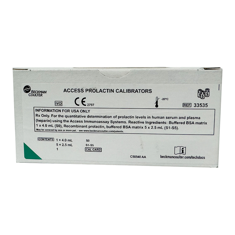 贝克曼泌乳素校准品 校准品0(S0), 4.0mL/瓶;校准品1(S1)-校准品5(S5),2.5 mL/ 瓶.