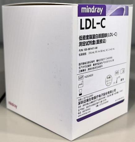 迈瑞 低密度脂蛋白胆固醇(LDL—C)测定试剂盒(直接法) 316mL:R1:4×58mL,R2:2×42mL