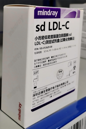 迈瑞 小而密低密度脂蛋白胆固醇(sd LDL-C)测定试剂盒(过氧化物酶法) 52 mL: R1:1×38 mL+R2:1×14 mL,校准品:1×1 mL
