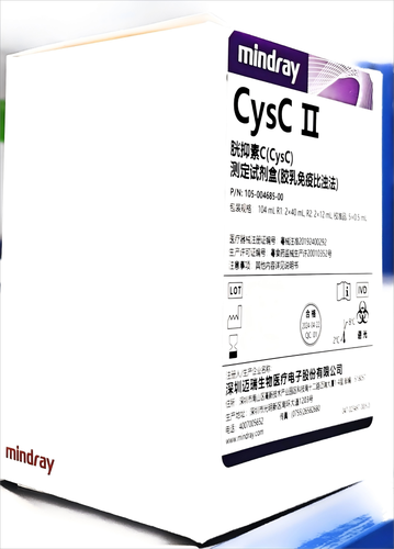 迈瑞 胱抑素C(CysC)测定试剂盒(胶乳免疫比浊法) 104mL R1: 2 ×40mL,R2: 2 ×12mL; 校准品 : 5× 0.5mL