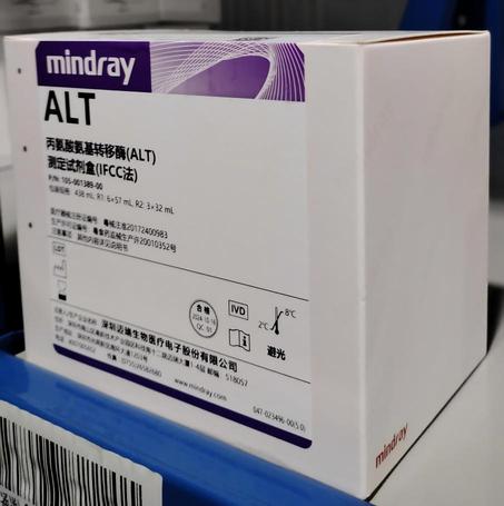 迈瑞 丙氨酸氨基转移酶(ALT)测定试剂盒(IFCC法) 438mL:R1:6×57mL,R2:3×32mL