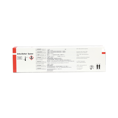 奥森多 ABO正反定型及RhD血型定型试剂卡(柱凝集法) 707100(产品编码):400卡
