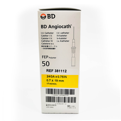 BD 一次性使用静脉留置针 24GA×0.75IN BD AngiocathTM
