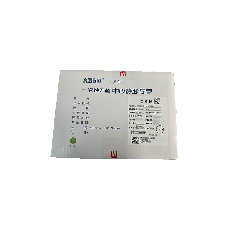 百合医疗一次性无菌中心静脉导管 复合装FV-1666 14Ga单腔20cm