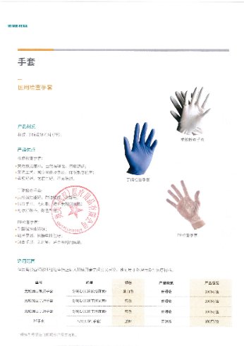 检查手套-橡胶检查手套 M 橡胶无粉麻面 普通级