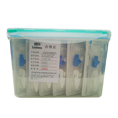 林华医疗 一次性使用防针刺静脉留置针 ZFII-B2型(正压防针刺三通2型) 22G×1.00IN(0.9×25mm)