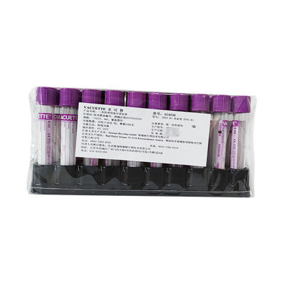 格瑞纳 一次性使用真空采血管 EDTA K3 采血管 EDTA K3(13×75 4ml 紫盖黑环)