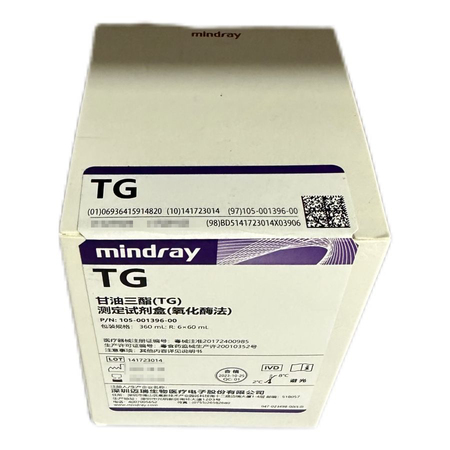 迈瑞 甘油三酯(TG)测定试剂盒(氧化酶法) 360 mL:R:6×60 mL