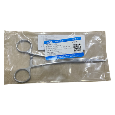 上海手术器械厂 止血钳 18cm直全齿WD