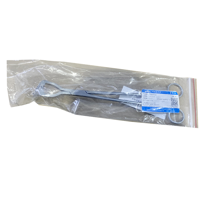 上海手术器械厂荷包成型器 26cm钳式 头长55